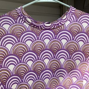 Vintage purple mini-dress